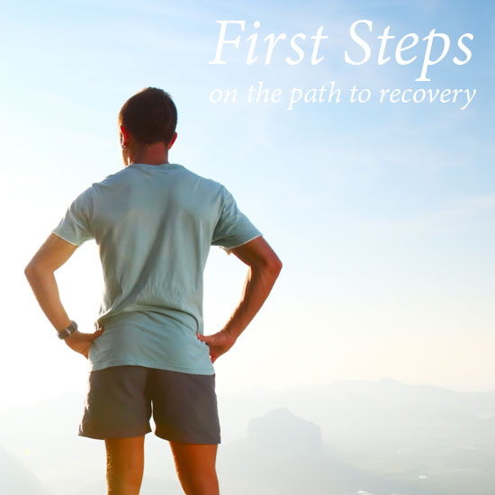 First steps on the path to recovery
